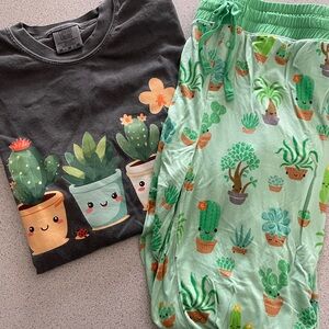 Little Sleepies Pajamas with Comfort Colors Tee Bundle